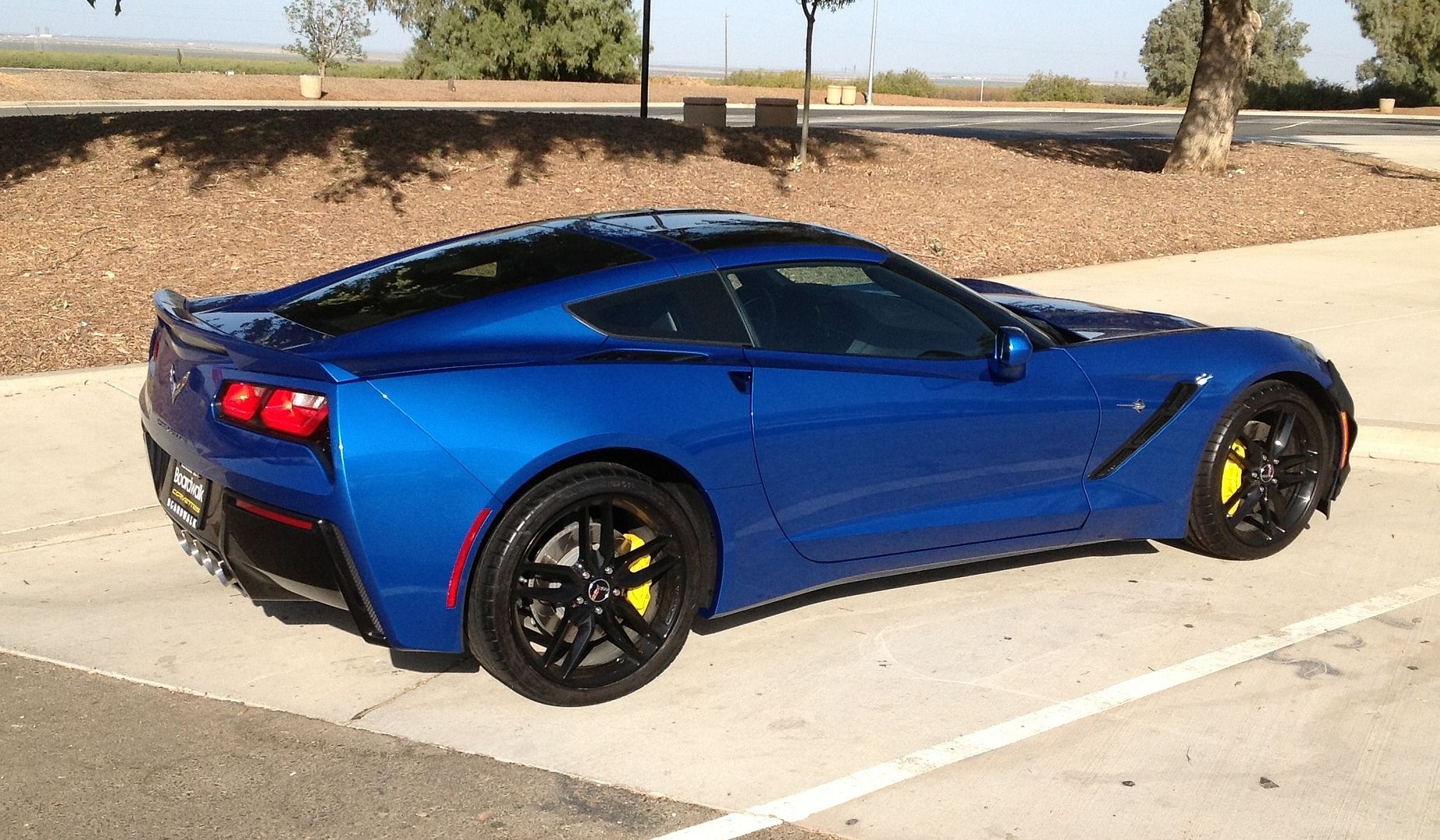 Best weekend ever! Picked my Laguna Blue Z51 black wheels, yellow